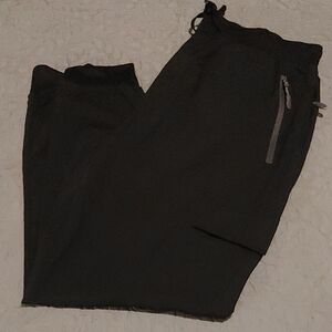 Libin Black Joggers with Zipper Front Pockets Sz XL
